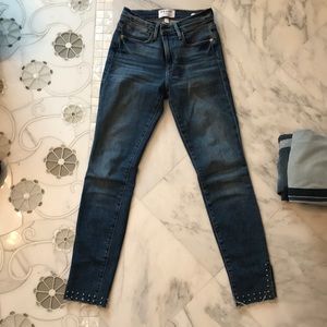Frame high waisted jeans